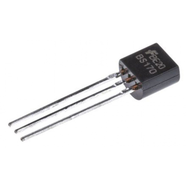BS170-N Channel  MOSFET 50mA, 60V, TO92