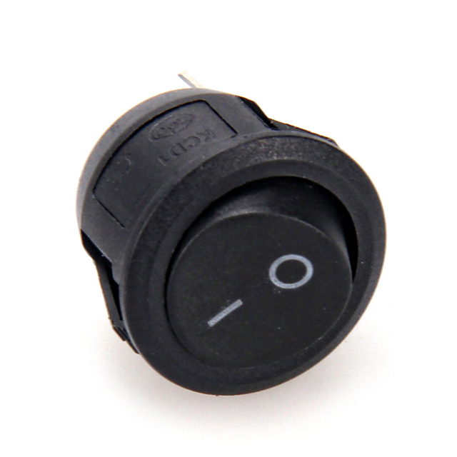SPST ON-OFF Round Rocker Switch 6A,250V AC