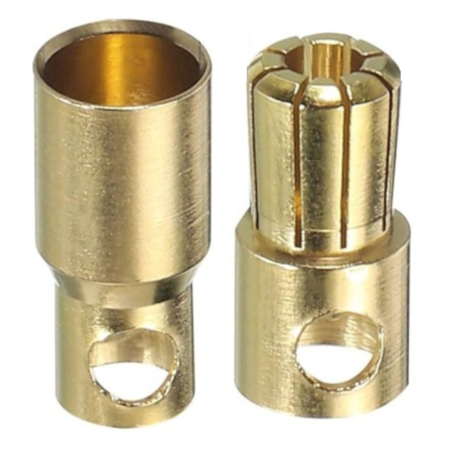 6mm Bullet Connectors Plug Male & Female for High Current Electronics Projects