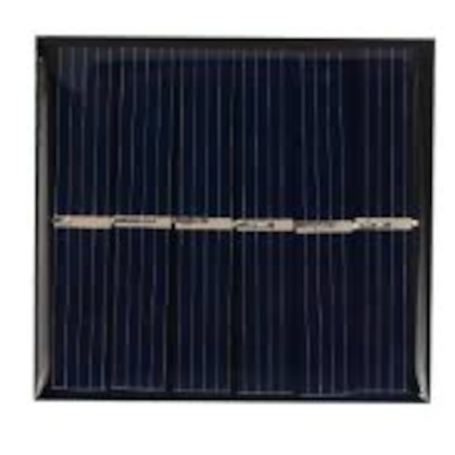 6V 100mA Solar Panel for DIY Electronics Projects & Robotics