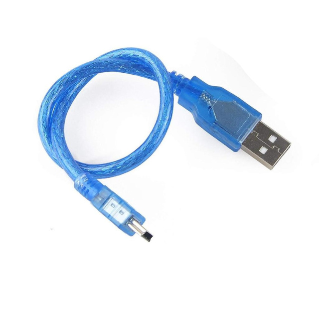 USB Cable for Arduino Nano USB 2.0 A to USB 2.0 Mini B 30cm