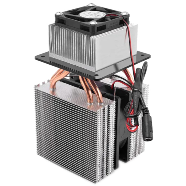 72W 12V ThermoElectric Peltier Air Cooling Heating For Small Refrigeration Panel Mount DIY KIT
