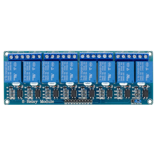 8 Channel Relay Board - 5V Opto-Isolated for Arduino & Raspberry Pi