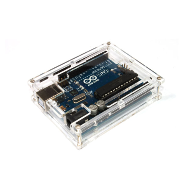 Plastic Enclosure Case for Arduino UNO R3 Transparent Acrylic