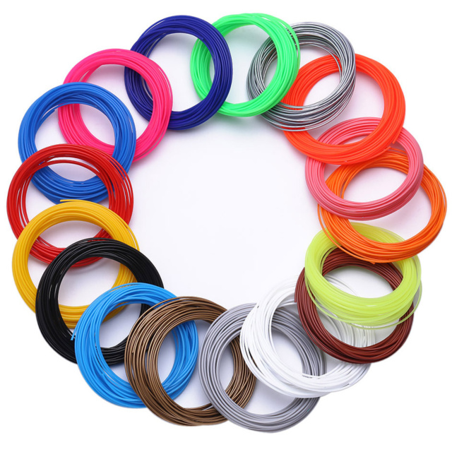 Assorted 3D Printer Filament 22 Colours 1.75mm PLA Material