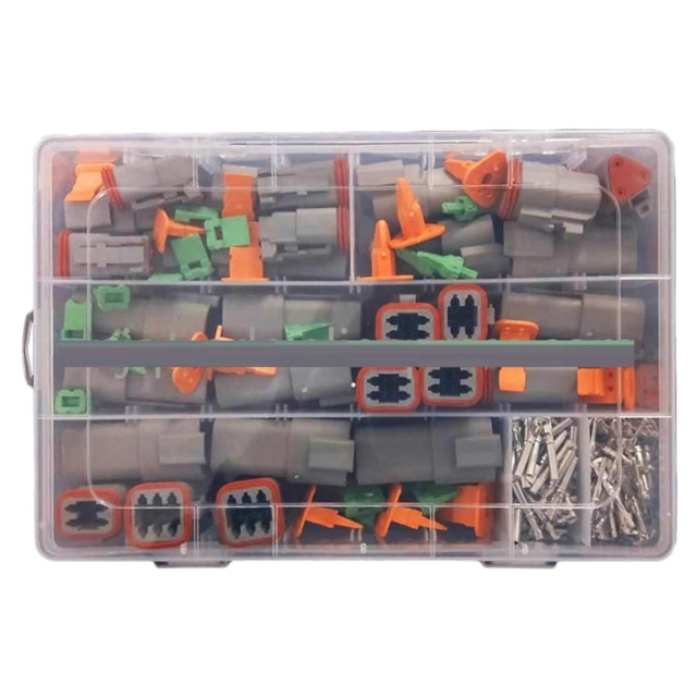 Assorted Deutsch DT Series Connectors Kit Waterproof 2-12P DT06-2S DT04-2P