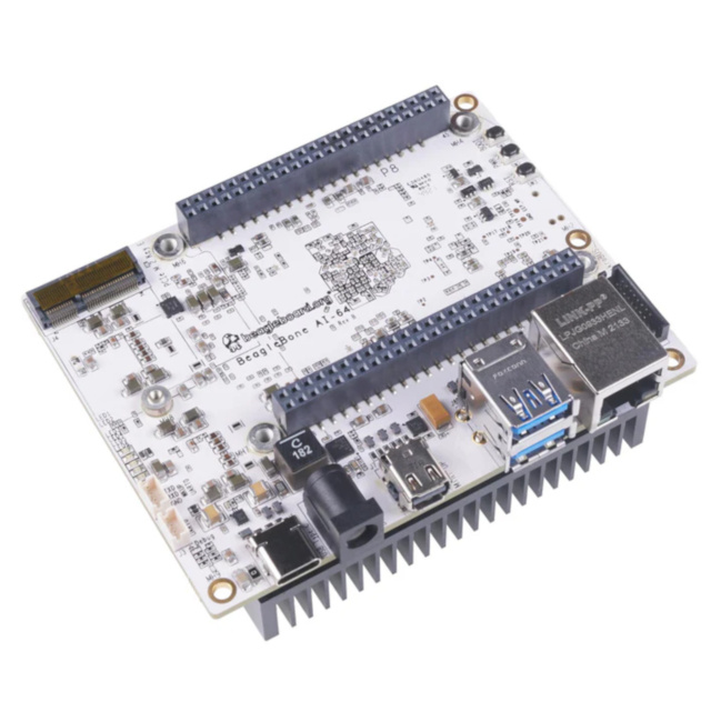 Beaglebone AI-64 TDA4VM ARM Cortex-A72 4GB RAM 16GB Emmc USB 3.0 Type-C M.2 E-key