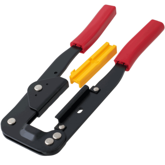 FRC IDC Ribbon Cable Crimping Tool - 240mm Alloy Steel with Alignment Die