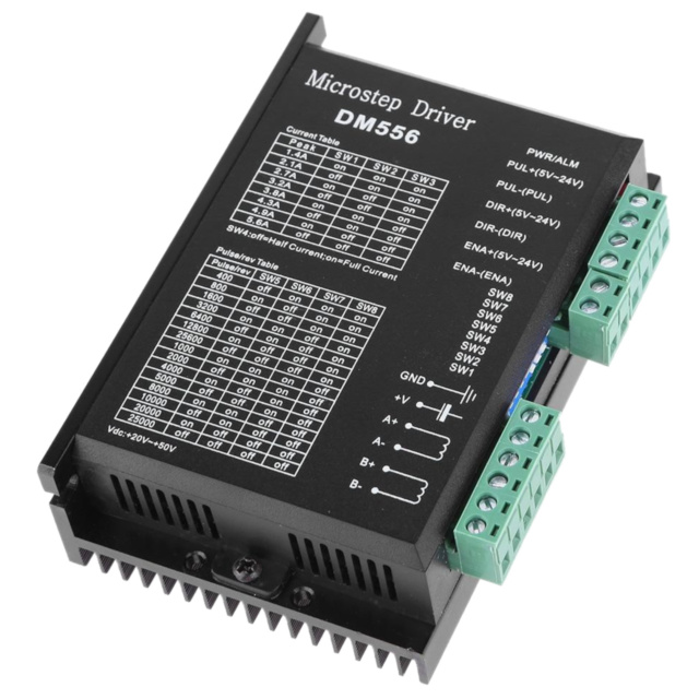 DM556 Digital Stepper Motor Driver - 5.6A / 20-50V DC Microstep Controller
