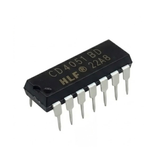CD4051 Single 8-channel Multiplexer/Demultiplexer IC DIP-16 Package