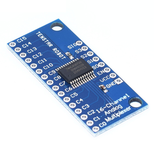 Multiplexer 16 Channel Digital/Analog Signal Breakout CD74HC4067