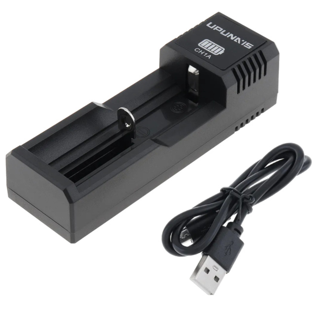 18650 1 Channel Port Li-Ion Battery Charger USB Type C CH1A Lithium
