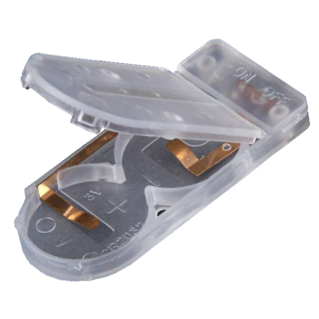 2 X CR2032 LIR203 6V Button Coin Cell Battery Holder Case Box 