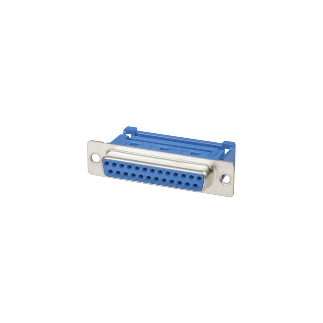 DB25 Female Crimp Connector for FRC Parallel Port with Strain Relief