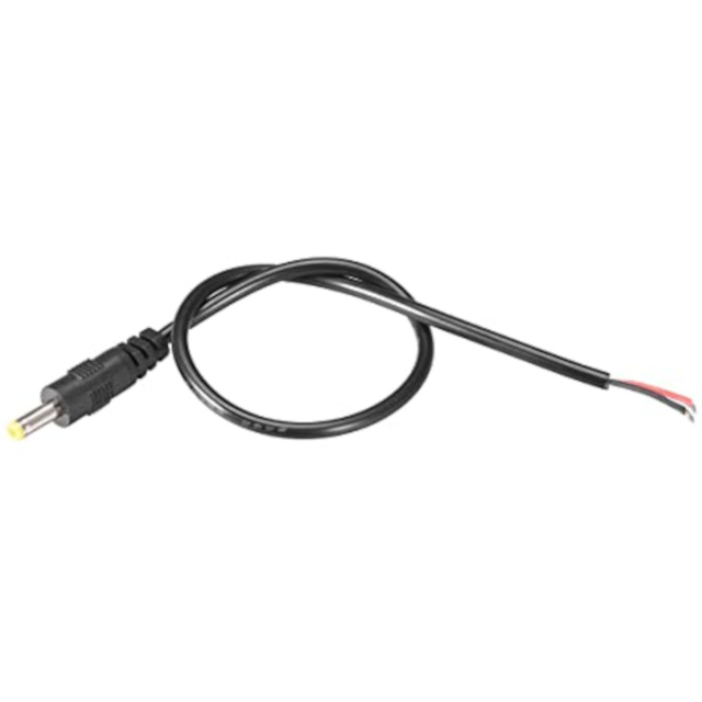 DC 4mm x 1.7mm Male Jack to open ended Power Adapter Cable 1M