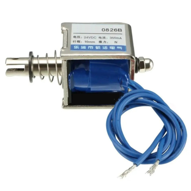 DC 12V 0.8KG 0826B Solenoid Push-Pull Linear Actuator Motor Electromagnet