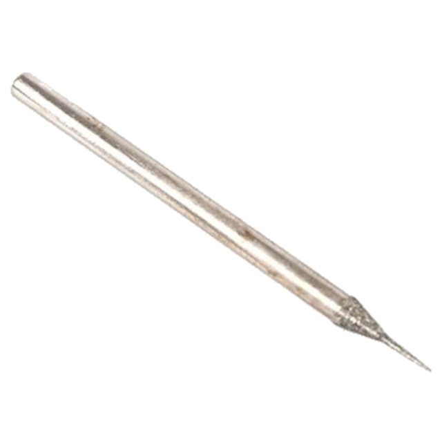 2.3mm Shank 0.5mm Conical Pointed Head Diamond Burr Rotary Tool Bit