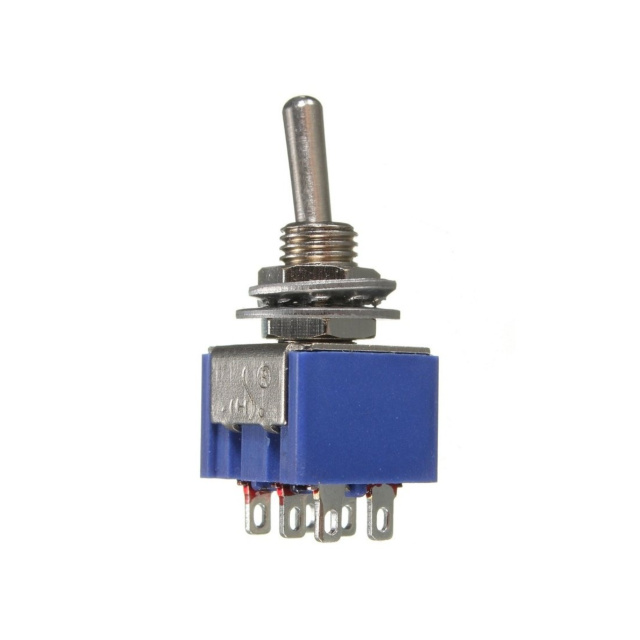 ProMax Toggle Switch 2 Position MTS-202   DPDT, ON-ON, 6Pin