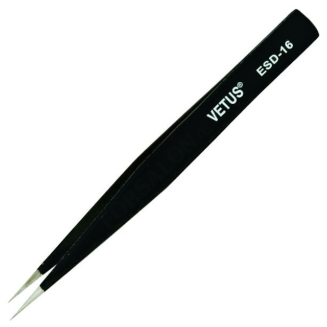 ESD-16 Tweezer Pointed Tip Anti Static