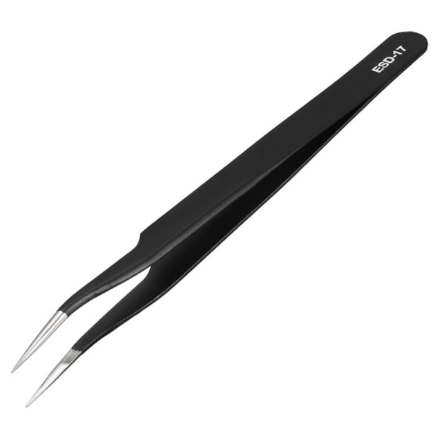 ESD-17 Tweezer Curved Tip Anti Static