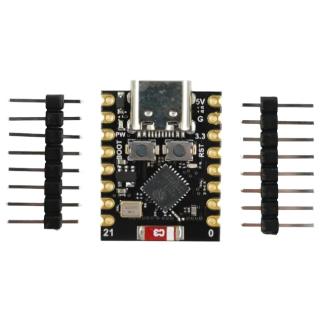 ESP32-C3 SuperMini WiFi & Bluetooth Board (32-bit RISC-V, USB-C)