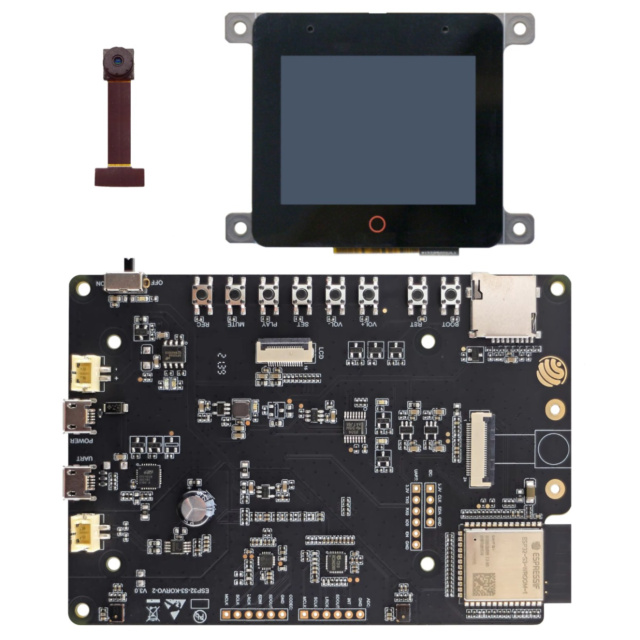 ESP32-S3-WROOM-1 KORVO-2 Multimedia Development Board With 2.4inch LCD Touch Display Camera Voice Video Wifi