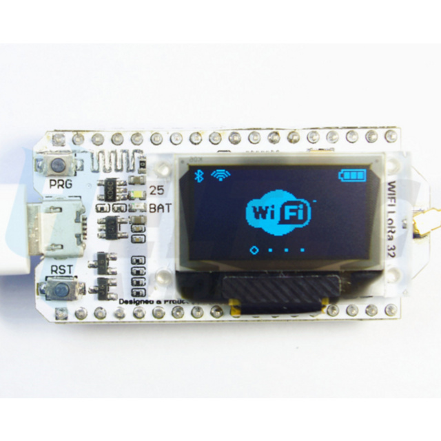 LoRa WiFi BLE IoT Development Board with OLED Display ESP32