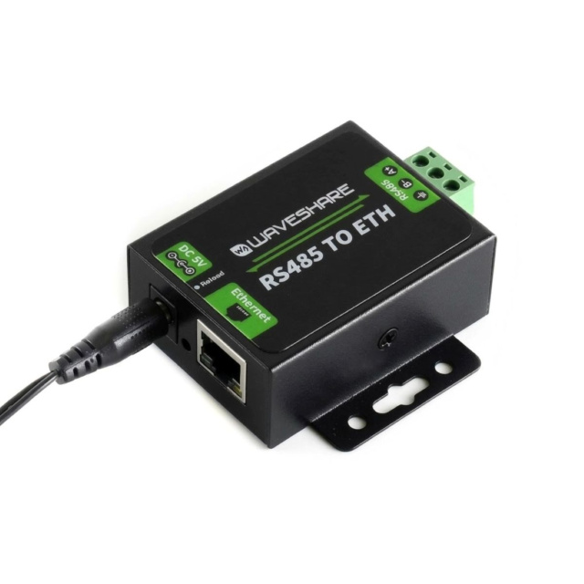 Waveshare Industrial RS485 to Ethernet Converter Serial Server TCP/UDP Modbus Gateway
