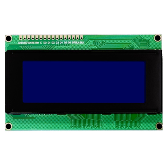 2004A 20x4 Character LCD Display Module - Blue Backlight (HD44780 Compatible)