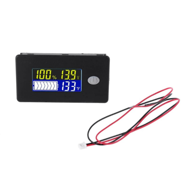 Li-ion Lead acid Battery Capacity Indicator Voltmeter Monitor Display