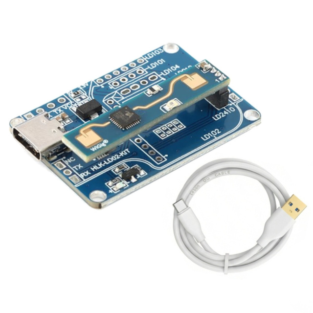 Hi-Link HLK-LD2410B 24GHz Radar Sensor Kit with USB Test Board Bluetooth & Presence Detection
