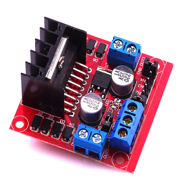 L298N 2A Dual Motor Driver Module with PWM Control