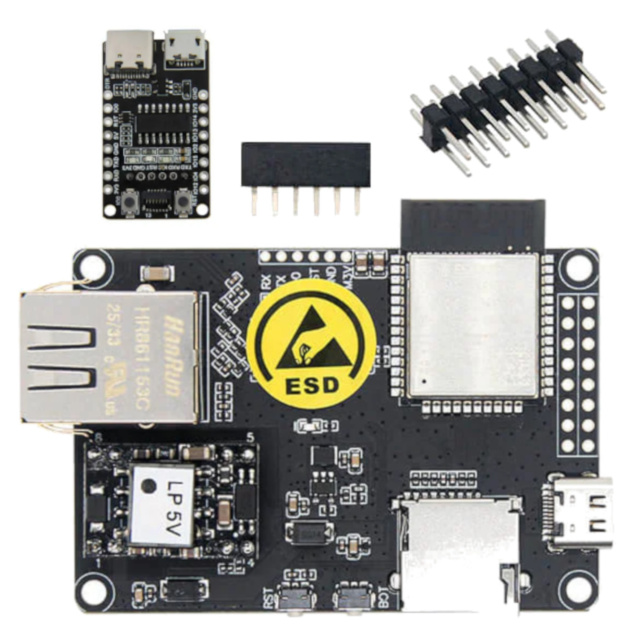LILYGO T-Internet-POE V2 ESP32 Ethernet Board with PoE & Downloader