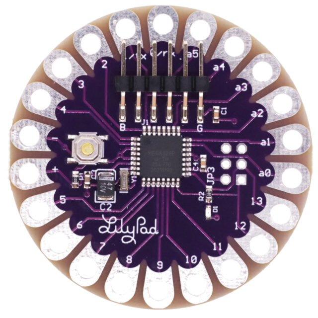 Lilypad ATmega328P Main Development Board For eTextiles & Wearables
