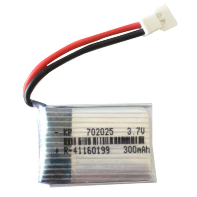 Lithium-Polymer Rechargeable LiPo Battery 3.7V 300mAH KP-702025