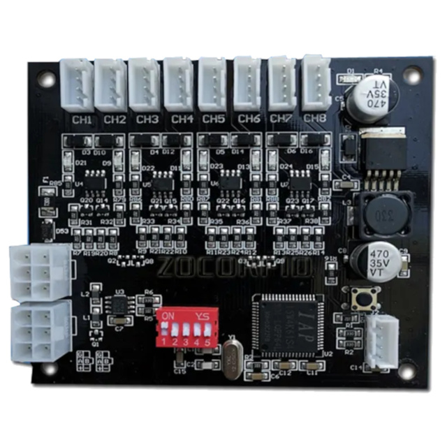 LockIT 8-Channel 12V-24V DC Electronic Lock Controller Board - RS485 Multi-Channel Communication