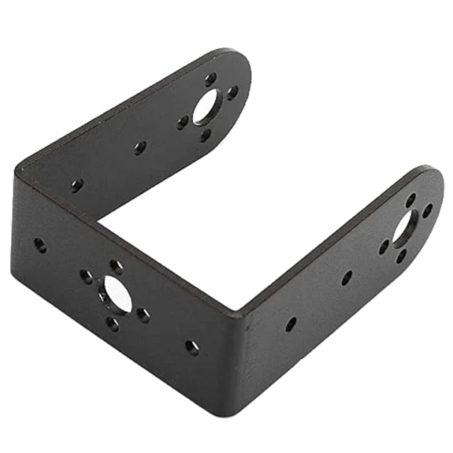 Long U Shape Aluminium Servo Mount Bracket