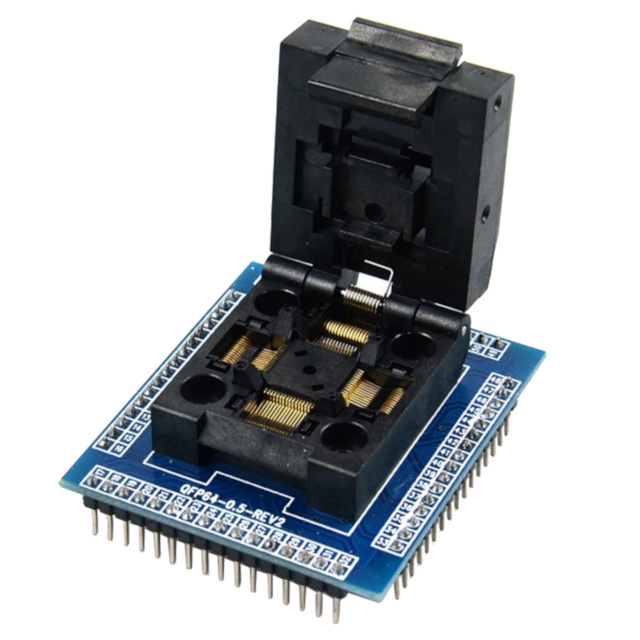 LQFP TQFP QFP64 To DIP64 Adapter Socket For STM32 SMD IC Programming