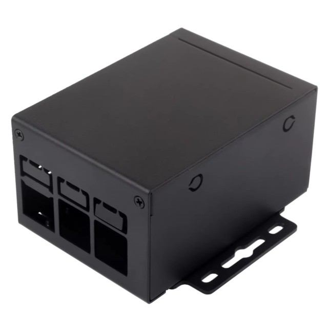 Industrial Grade Heavy-Duty Metal Enclosure for Raspberry Pi 5 - Wall & DIN Rail Mountable
