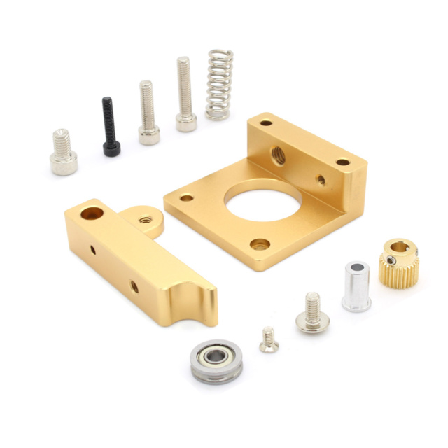 MK8 Extruder Aluminum Alloy for 3D Printer Block - Left Side