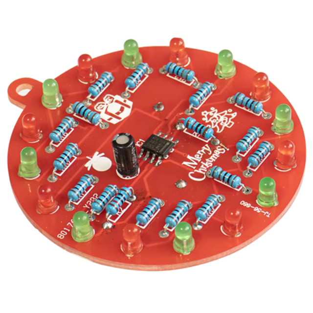 NE555 Flashing Lights Electronic Unassembled Soldering DIY Kit Decoration Hanging Circuit