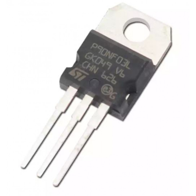 P90NF03L (STP90NF03L) MOSFET N-Channel Power MOSFET TO-220 Package - 30V 90A 