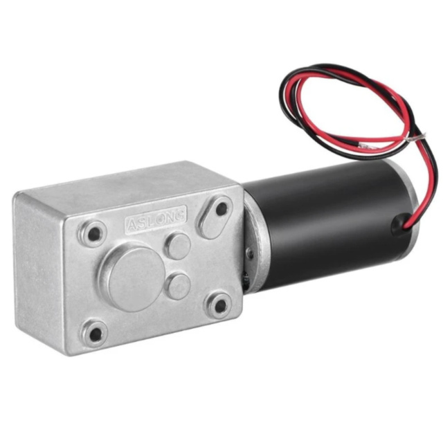 PB-5840-31ZY 12V 10 RPM DC Worm Gear Reduction Motor 