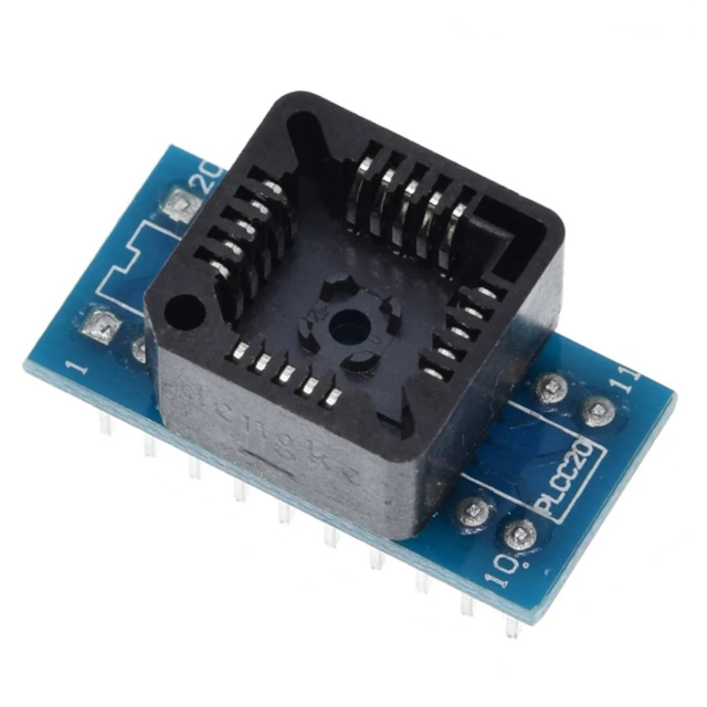 PLCC20 to DIP20 SMD IC Adapter Programmer Socket