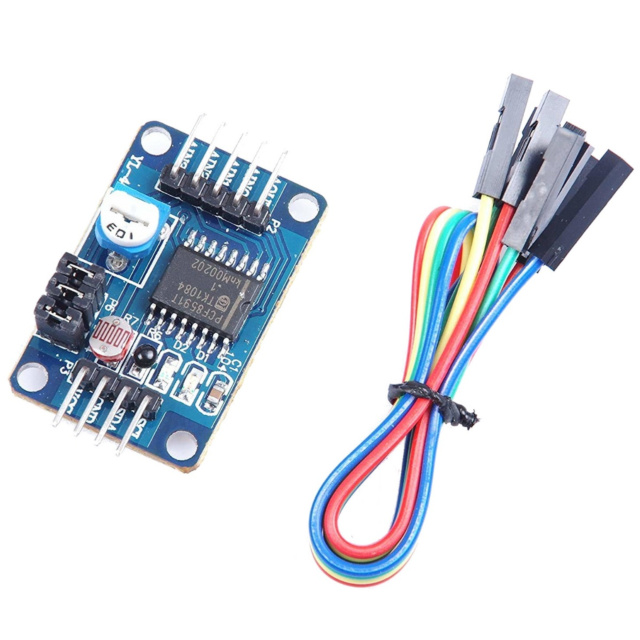 PCF8591 8-Bit AD/DA Converter Module  4-Channel Analog Input & 1-Channel Output with I2C Interface