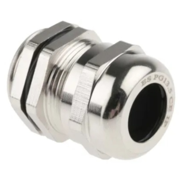PG-13.5 Metal Cable Gland Nickel Plated Brass