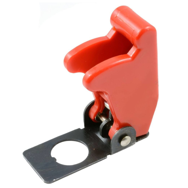 Toggle Switch Safety Cap - Red