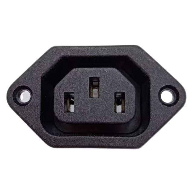 AC Power Female Socket - Screw Mount