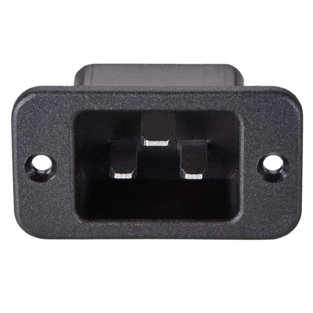 C20 IEC Electrical AC Power Socket Male 250V 3 Pin