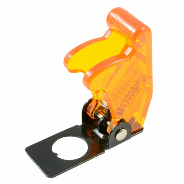 Toggle Switch Safety Cap - Transparent Yellow